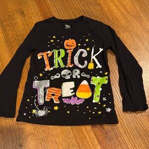 Black Halloween Kids Shirt
